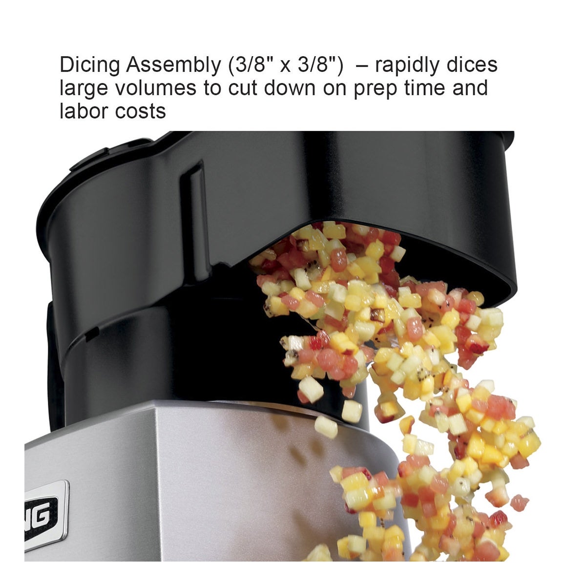 Waring WFP16SCD 4 qt. Continuous Feed Food Processor | Vertical Chute