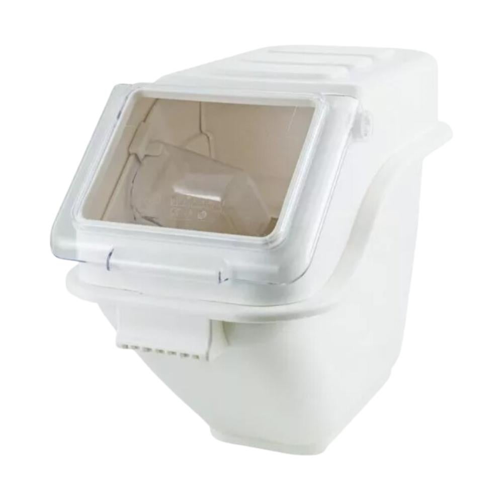 Winco IB-5S 5-Gallon Stackable Shelf Ingredient Bin with Lid | (Closeout)