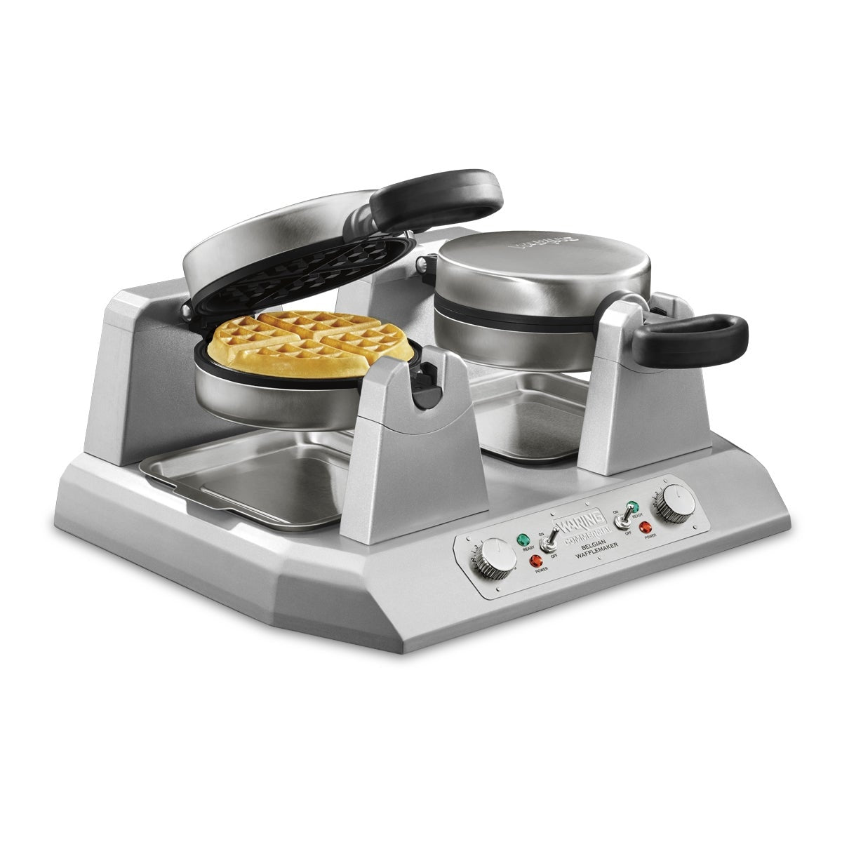 Waring WW250X2 Double 7" Round Belgian Waffle Maker