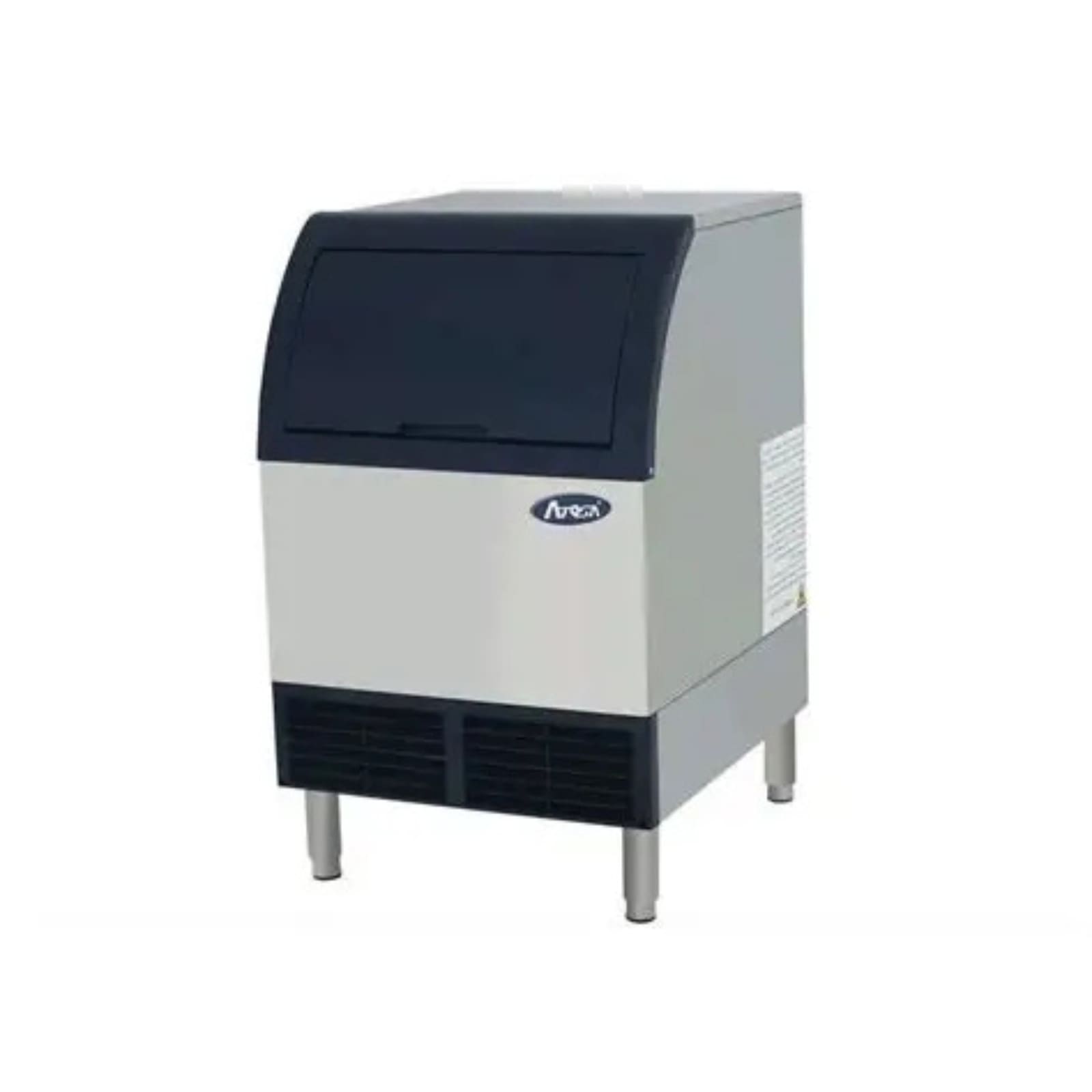 Atosa YR280-AP-161 283 lb. Air Cooled Half-Dice Undercounter Ice Machine w/ 88 lb. Bin