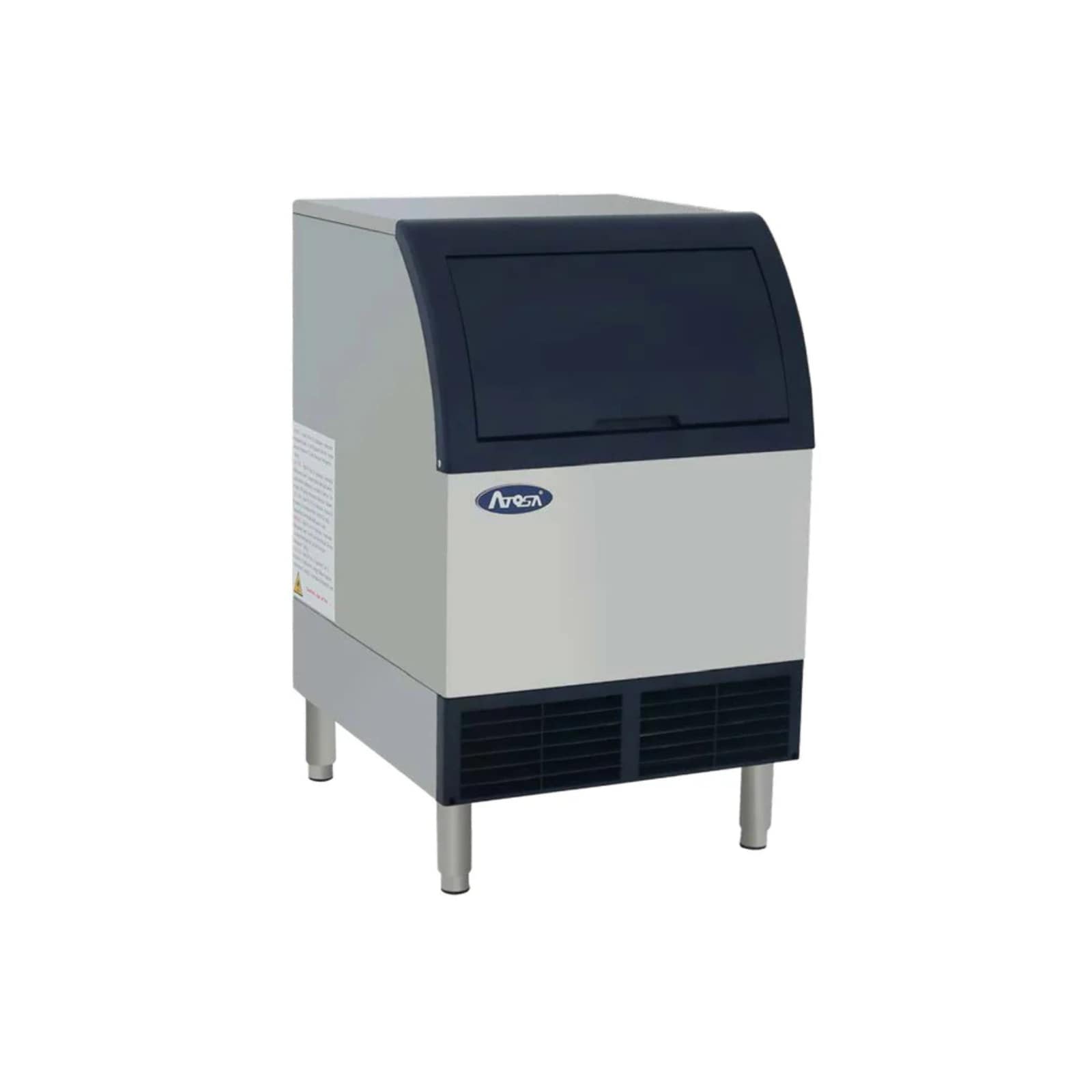 Atosa YR280-AP-161 283 lb. Air Cooled Half-Dice Undercounter Ice Machine w/ 88 lb. Bin
