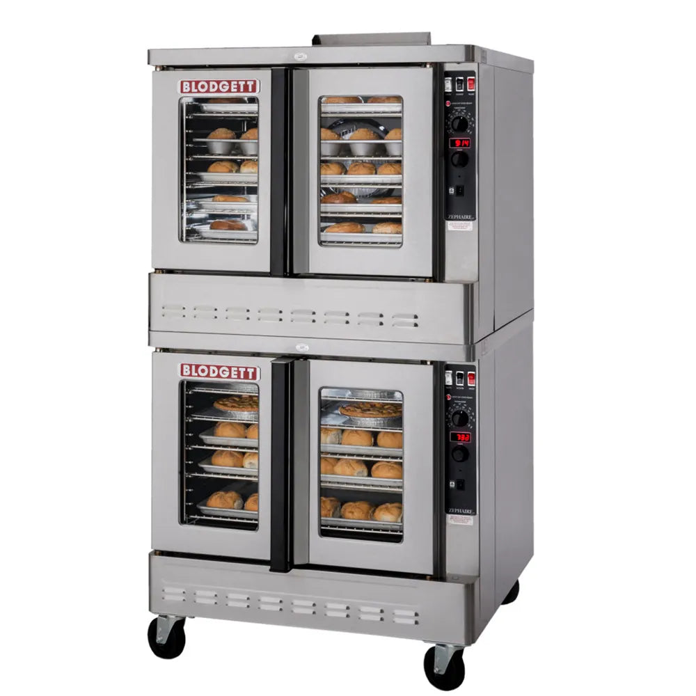 Blodgett ZEPH-200-G DBL Double Deck Bakery Depth Gas Convection Oven | 120,000 BTU