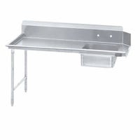 Advance Tabco DTS-S70-84L-X 83" Stainless Steel Soiled Dishtable w/ Pre-Rinse Sink | Left to Right Operation