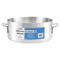 Winco ALB-24 24 qt. Elemental Aluminum Brazier Pot