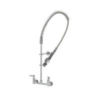 T&S Brass B-0133-BC EasyInstall 8&quot; Center Wall Mount Pre-Rinse Faucet