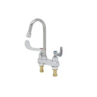 T&S Brass B-0892 4" Center Deck Mount Medical Faucet w/ Gooseneck Spout