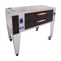 Bakers Pride Y-600BL-DSP 66" Gas Pizza Deck Oven | 120,000 BTU