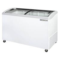 Beverage-Air Bunkers NC51HC-1-W 50&quot; Sliding Glass Lid White Ice Cream Novelty Freezer | 9.43 Cu. Ft.