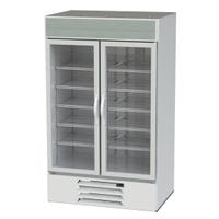 Beverage-Air MMR44HC-1-W 2-Swing Glass Door White Merchandiser Refrigerator | 40.2 Cu. Ft.