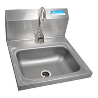 BK Resources BKHS-D-1410-1-P-G Wall Mount Hand Sink w/ Sensor Faucet 
