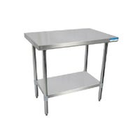 BK Resources SVT-1848 Stainless Steel Work Table | 48" x 18"