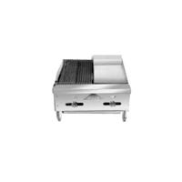 Comstock-Castle FHP48-1.5RB-30B Countertop Gas Griddle & Charbroiler