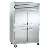 Traulsen Dealer's Choice G20000 4-Half Solid Door Top Mount Reach-In Refrigerator | 46 Cu. Ft.