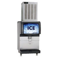 Ice-O-Matic GEM1306A 1350 lb. Air Cooled Nugget Ice Machine w/IOD250 250 lb. Ice Dispenser