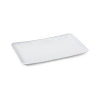 G.E.T. Coralline CS-1811-CN-W White 18 x 11" Rectangle Melamine Platter