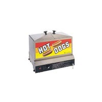 Gold Medal Steamin Demon 8007 30-40 Buns 80-90 Hot Dog Steamer & Warmer | w/ Juice Tray