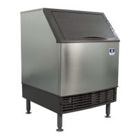 Manitowoc UYF0140A 137 lb. NEO Air Cooled Undercounter Half Cube Ice Machine w/ 90 lb. Bin