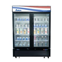 Atosa MCF8723GR 2 Swing Glass Door Merchandiser Refrigerator | 43.8 Cu. Ft.