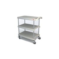 Metro MY1627-34 3 Shelf Plastic Utility Cart | 400 lb. Capacity