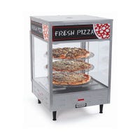 Nemco 6450 3 Shelf Rotating 18.5" Heated Pizza Merchandiser