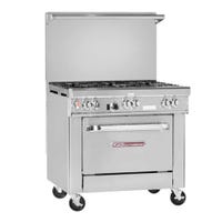 Southbend Ultimate 4365A 36" 5 Burner Gas Range w/ 1 Convection Oven