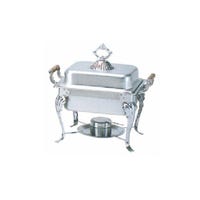 Thunder Group 4 Quart Square, Dome Cover, Stainless Steel Chafer | Model No. SLRCF0825