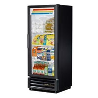 True GDM-12-HC~TSL01 1-Glass Swing Door Merchandiser Refrigerator in black