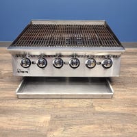 front of Used Star 8136RCBB 36" Countertop Charbroiler 