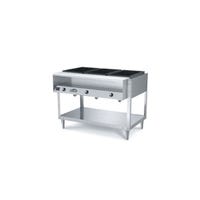 Vollrath 38104 61" 4-Well Electric Steam Table w/Plate Shelf | 2800 watts