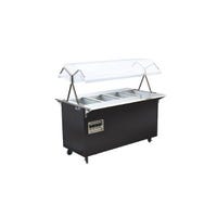 Vollrath Affordable Portable 3871260 60" 4 Pan Storage Base w/Lights Hot Food Serving Station | 2100 Watts