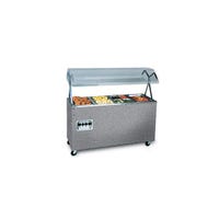 Vollrath Affordable Portable 3873160 60" 4 Pan Open Base w/Lights Hot Food Serving Station | 2100 Watts