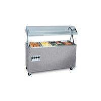 Vollrath Affordable Portable 38946604 60" 4 Pan Open Base w/Lights Hot Food Serving Station | 2100 Watts