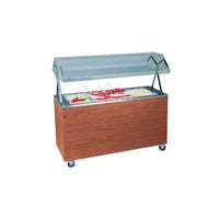 Vollrath 39778 60" 4-Pan Storage Base w/Doors Cold Well Table | Ice Cooled