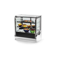 Vollrath 40863 48" Cubed Glass Refrigerated Countertop Display Case