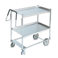 Vollrath 97202 23" x 44" Two Shelf Stainless Steel Utility Cart | 900 lb. Capacity
